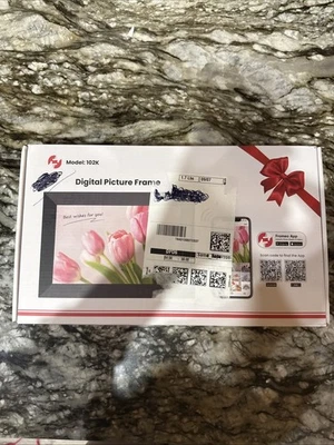 Brand New Frameo 1 Pack Smart Digital Picture Frame Model 102K - Black - Image 1 of 4