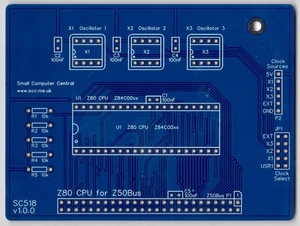 Tarjeta de unidad de procesador central (CPU) SC518 - Z80 - Imagen 1 de 2