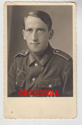 Foto 2wk Portrait Soldat Infanterie ISA Orden Wsio Infanteriesturmabzeichen - Bild 1 von 2