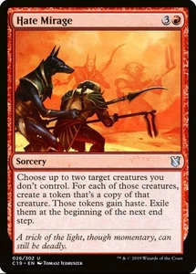 X 1 Hate Mirage NM-M C19 026 MTG Magic The Gathering - Picture 1 of 2