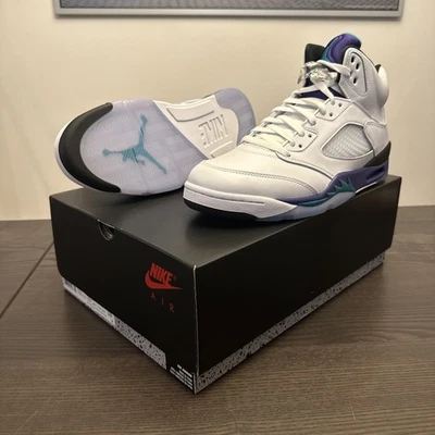 Air Jordan 5 Retro OG Grape Hombre Talla 11.5 HQ7978-100 Foto 1 de 4