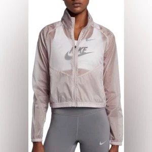 NIKE limited edition GEM Packable lilac lightweight hooded full zip jacket M top - Picture 1 of 13