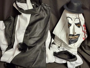 Bloody Art the Clown Terrifier Costume with Mask And Hat Adult Size 3XL NEW - Picture 1 of 7