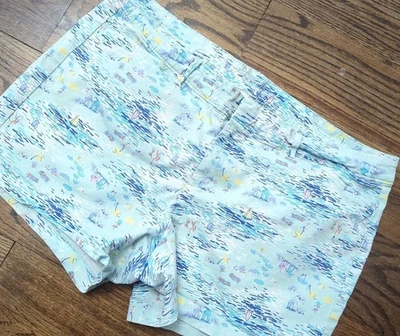 Pantalones Cortos Old Navy Para Mujer Talla 16 Azul Sarga Playa Escénico 3.5" Entrepierna Resort Vacay Foto 1 de 4