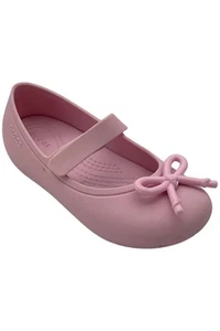 Crocs Toddler Brooklyn Bow Mary Jane Flat Light Pink - Picture 1 of 3