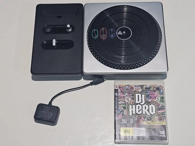 DJ Hero Turntable Kit + Game & Dongle - PS3 & 2- Tested - Playstation 3 & 2 - Image 1 of 4