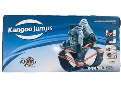 Bota de Salto Kangoo Jumps KJ XR3 X-Rebound NOVA Laranja Preta Unissex Tamanho Grande - Imagem 1 de 4