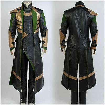 The Avengers Thor Loki Cosplay Costume Adult Men Size Halloween Suit Outfit NEW - Image 1 of 4