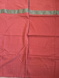 Natori Kissenbezüge, 2, rot orange geometrisch grün Band Borte - Bild 1 von 10