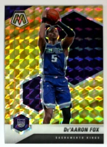 2020-21 Panini Mosaic De'Aaron Fox #168 Gold Wave Tmall Prizm Kings SSP - Picture 1 of 3
