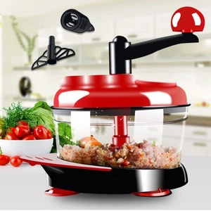 Multi-function Kitchen Manual Food Processor Meat Grinder Vegetable Chopper Hot - Picture 1 of 4