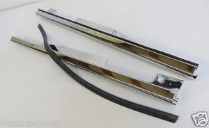 Pair of Rear Taillight Lock Chrome Bezel fits Mercedes 280sl w113 Pagoda - Bild 1 von 2