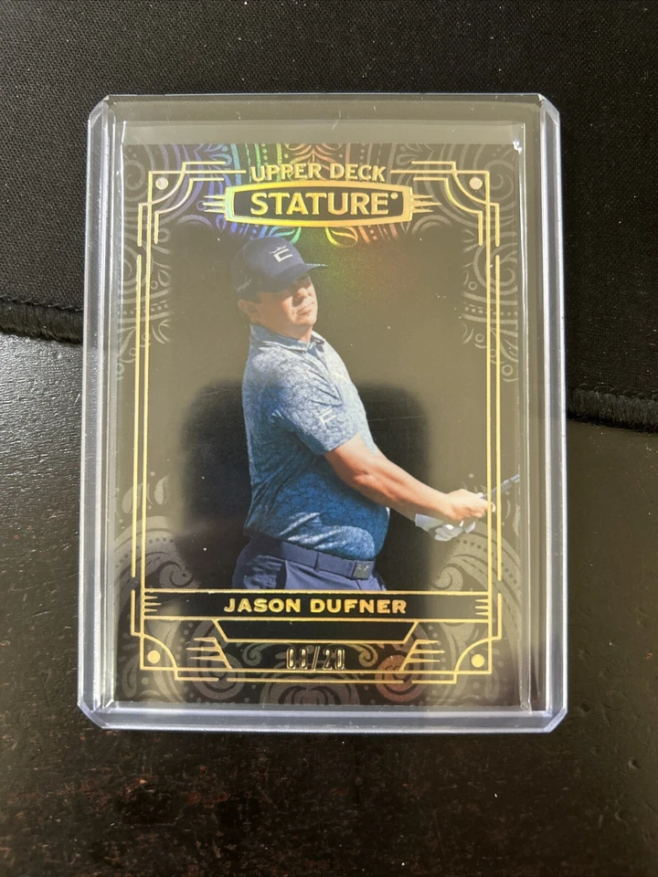 Jason Dufner 2024 Upper Deck Portfolio Golf Stature #8 Gold #/20 K2 - Image 1 of 1