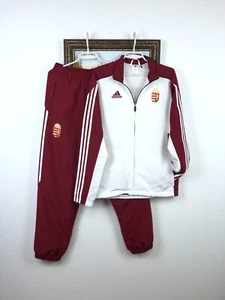 Adidas Hungary Football Suit Soccer Set Jacket Pants National Team Mens Size S - Picture 1 of 24