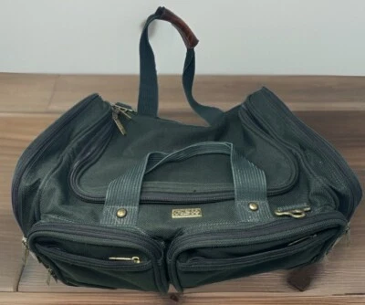 RICARDO BEVERLY HILLS Carry On Travel Bag Overnight Luggage Green  VTG - Image 1 of 4