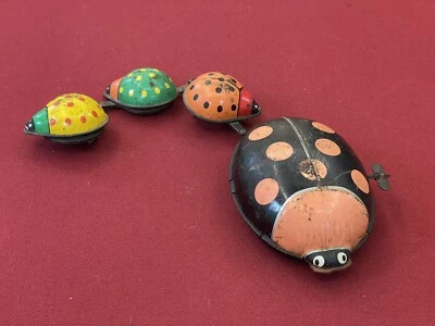 Jouet Ancien Automate JOUSTRA Coccinelle Made In France - Photo 1/4