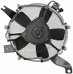 Conjunto de ventilador de radiador condensador de aire acondicionado (Dorman 620-320) con funda, motor y cuchilla - Imagen 1 de 2
