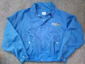 Vintage Benetton Formel 1 F1 Jacke Grand Prix Cropped Renault Official Rare - Bild 1 von 9