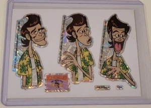 ACE VENTURA Pet Detective JIM CARREY 1996 Prism VENDING MACHINE STICKER CARD *A4 - Picture 1 of 3