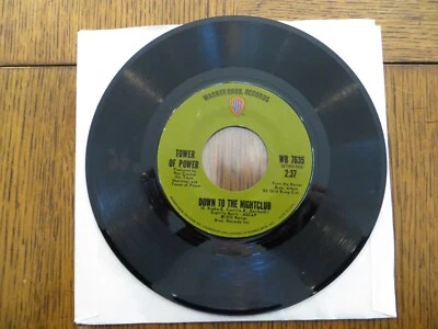 Tower Of Power – Down To The Night Club - 1972  Warner Bros WB 7635 7" Single VG - Image 1 of 2