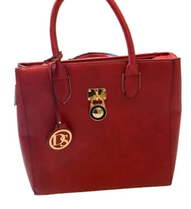 DASEIN Handbag Emblem Expandable Women's Tote Business Satchel Detachable Handle - Picture 1 of 15