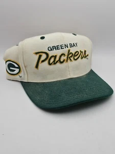 Vintage Green Bay Packers SnapBack Sports Specialties Double Line Script Mütze 90er - Bild 1 von 6