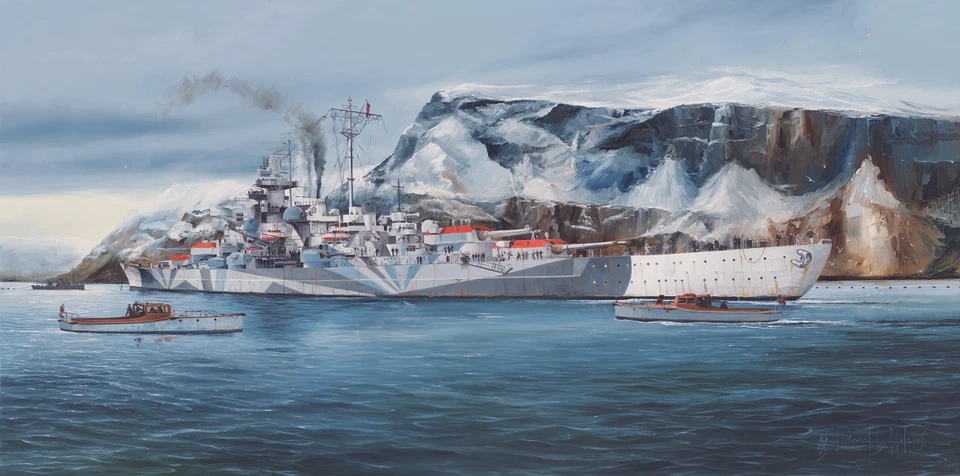 5359 Trumpeter German Tirpitz Battleship in 1 350