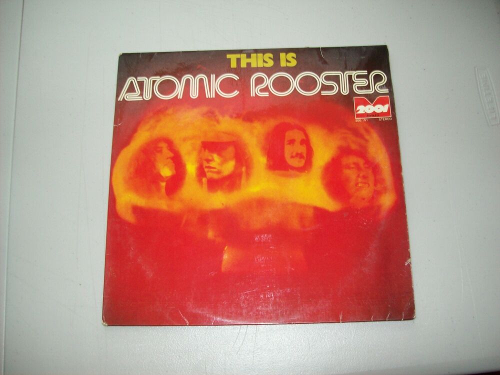 Atomic Rooster this is Atomic Rooster vinyl LP record 1974 Brain 200151 NM