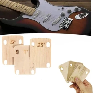3Pcs Classic Guitar Neck Shims 0.25/0.5/1 Degree Replacement Parts - Picture 1 of 7