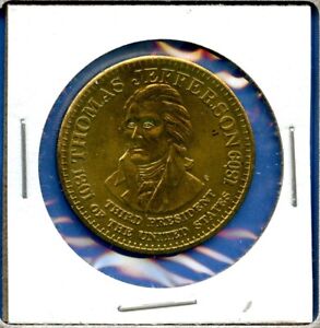 Thomas Jefferson Presidential Commemorative Coin Token Medal