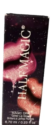 HALF MAGIC Magic Drip Glitter Lip Gloss MAGIC BROWNIE .23oz Full Size Rosy Brown - Image 1 of 2
