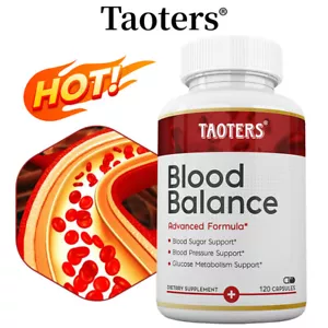 Blood Balance Supplement - Supports Healthy Cardiovascular & Blood Sugar Levels - Picture 1 of 8