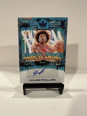 2023-24 Panini Court Kings Fresh Paint Violet /49 Julian Phillips RC AUTO - Image 1 of 2