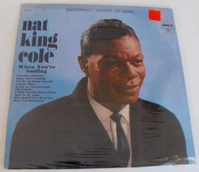 NAT KING COLE - When You're Smiling - Sealed Vinyl LP Record Album - Image 1 of 2