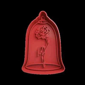 Rosa fiore cookie cutter formine tagliabiscotti o PDZ 8CM cake design - Foto 1 di 2