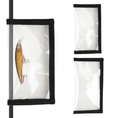 Protector de gancho de cubierta envolvente de señuelo de pesca de PVC transparente 7,9 pulgadas / 7 pulgadas 2 tamaños opcionales Foto 1 de 4