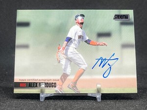 ALEX VERDUGO - 2021 Topps Stadium Club - ON-CARD AUTO - #'ed /25 - Red Sox