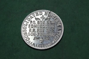 TRADE TOKEN-CONSOLIDATED NUMISMATICS-EDMUNDSTON, NEW BRUNSWICK, CANADA - Imagen 1 de 2