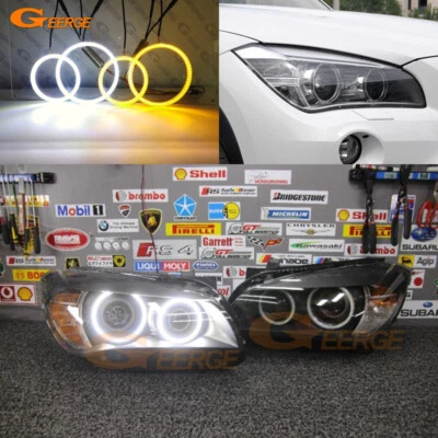 Kit de anillos halo ojos de ángel LED ultra brillantes para BMW X1 E84 2009 2010 2011 - 2015 Foto 1 de 4