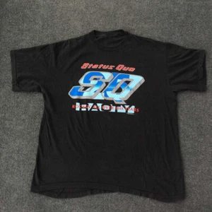 Maglietta Status Quo World Tour Concert Hard rock cotone tutte le taglie DA501 - Foto 1 di 5