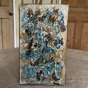 Quadro astratto contemporaneo - scuola francese - tecnica mista - firmato Fasch - Foto 1 di 12