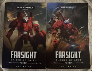 Warhammer Farsight Series Crisis of Faith & Empire of Lies 2 libros - Imagen 1 de 6