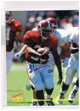 1995 Signature Rookies Autograph 8x10 Sherman Williams  Alabama    NM/MT