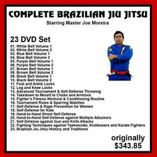 Ensemble complet de 23 DVD Jiu Jitsu Brésilien Joe Moreira JJB mma instructif