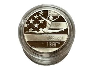 1992-S Olympic Gymnastics Half Dollar – U.S. Mint Proof Coin - Picture 1 of 2