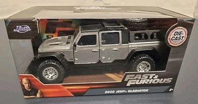 全新盒装 2024 Jada 1/32 Fast & Furious 银色 2020 吉普角斗士压铸卡车 — 第 1/4 张图片