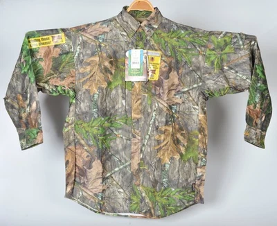 Gamehide Mossy Oak Obsession L/S B/F Camo Shirt Mens M NEW w Tags Insect Shield - Image 1 of 4