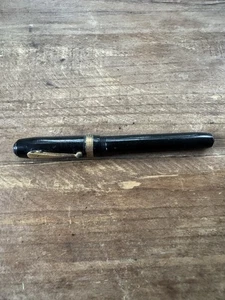 Vintage Eversharp Füllfederhalter 14K vergoldet Feder schwarz 40er Jahre Junior 4,5" - Bild 1 von 11