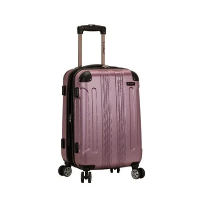 London Expandable 20 in. Hardside Spinner Carry On Luggage, Pink - Image 1 of 4