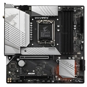 Gigabyte B660M AORUS PRO AX DDR4 Motherboard Intel B660 LGA1700 DDR4 M.2 mATX DP - Afbeelding 1 van 4